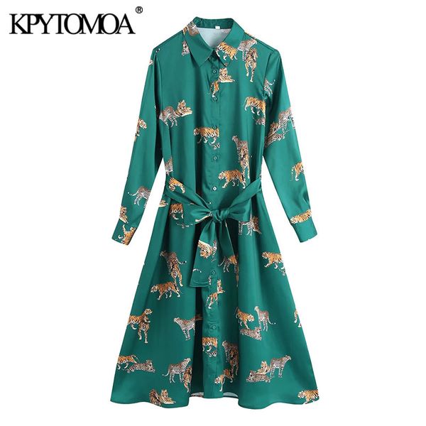 women chic fashion with belt animal print midi shirt dress vintage long sleeve button-up female dresses vestidos 210416, Black;gray
women chic fashion with belt animal print midi shirt dress vintage long sleeve button-up female dresses vestidos 210416, Black;gray