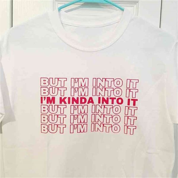 but i' into it print women t shirts causal loose cotton graphic tees saying kiwi shirt 210512, White
but i' into it print women t shirts causal loose cotton graphic tees saying kiwi shirt 210512, White