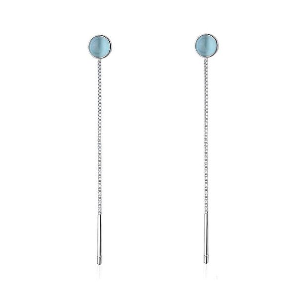dangle & chandelier women fashion cat eye stone tassel earrings for gem simple jewelry party gifts, Silver
dangle & chandelier women fashion cat eye stone tassel earrings for gem simple jewelry party gifts, Silver