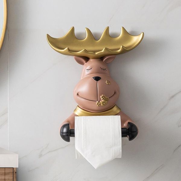 tissue boxes & napkins creative resin elk holder cute animal hanging roll paper bathroom box wall-mounted storage home decoration
tissue boxes & napkins creative resin elk holder cute animal hanging roll paper bathroom box wall-mounted storage home decoration