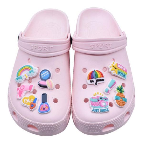 fast delivery croc charms colorful style pvc different shoe charms for clog decoration, White;pink
fast delivery croc charms colorful style pvc different shoe charms for clog decoration, White;pink