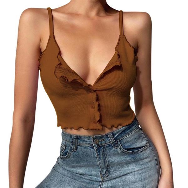 women's tanks & camis low collar sling , girl's sleeveless solid color vest, casual tight bare midriff button clothing 2021 summer, White
women's tanks & camis low collar sling , girl's sleeveless solid color vest, casual tight bare midriff button clothing 2021 summer, White
