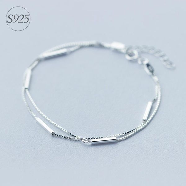 link, chain 100% 925 sterling silver bracelet 2021 simple strip for women bangle jewelry pulseira, Black
link, chain 100% 925 sterling silver bracelet 2021 simple strip for women bangle jewelry pulseira, Black