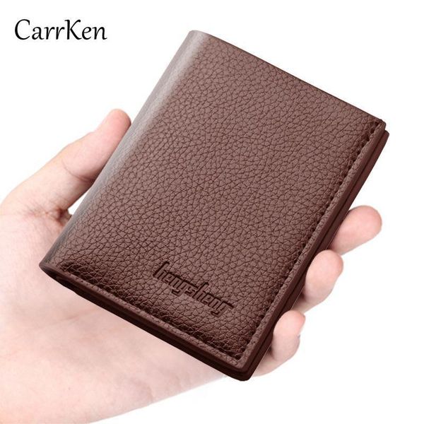 wallets slim men's wallet casual leather pu short portefeuille homme uomo dollar money clip thin men carteras de male2021, Red;black
wallets slim men's wallet casual leather pu short portefeuille homme uomo dollar money clip thin men carteras de male2021, Red;black