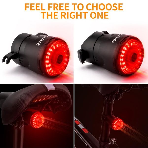 smart bicycle induction rear light vibration sensing automatic wake-up waterproof usb charge cycling taillight led bike lights
smart bicycle induction rear light vibration sensing automatic wake-up waterproof usb charge cycling taillight led bike lights