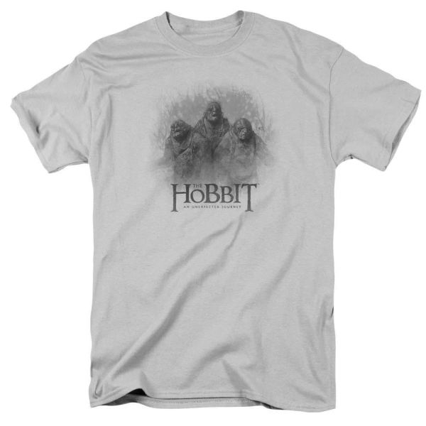 The Hobbit Three Trolls T-Shirt Sizes S-3X NEW, White;black
