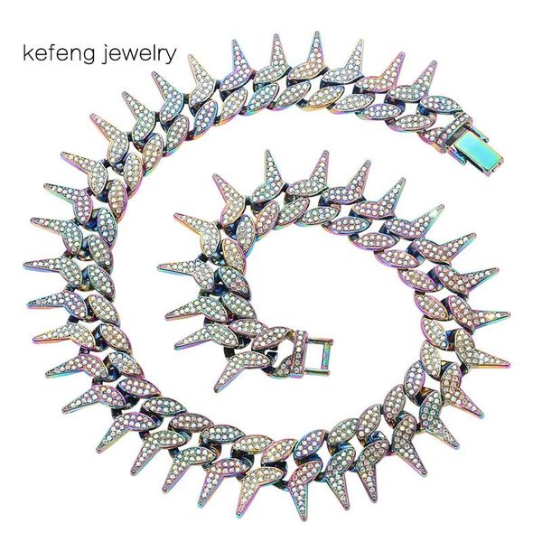 chokers bling heavy cuban thorns link chain quenching alloy male female hip hop clavicle necklace chains necklaces hiphop rock, Golden;silver
chokers bling heavy cuban thorns link chain quenching alloy male female hip hop clavicle necklace chains necklaces hiphop rock, Golden;silver