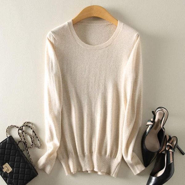 women's sweaters 2021 wool sweater female solid color pullover o-neck long-sleeved, White;black
women's sweaters 2021 wool sweater female solid color pullover o-neck long-sleeved, White;black