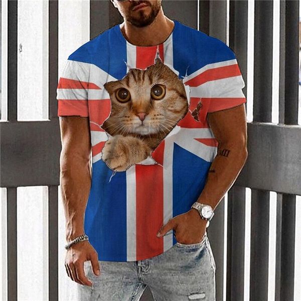 men's t shirt 3d print cat graphic prints crew neck street daily print short sleeve casual designer big and tall sports blue u4dq#, White;black
men's t shirt 3d print cat graphic prints crew neck street daily print short sleeve casual designer big and tall sports blue u4dq#, White;black
