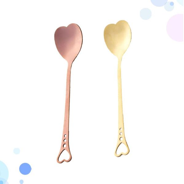 spoons 2 pcs stainless steel spoon gold plating heart shaped dessert unique charming stirring tableware scoop for home rest
spoons 2 pcs stainless steel spoon gold plating heart shaped dessert unique charming stirring tableware scoop for home rest