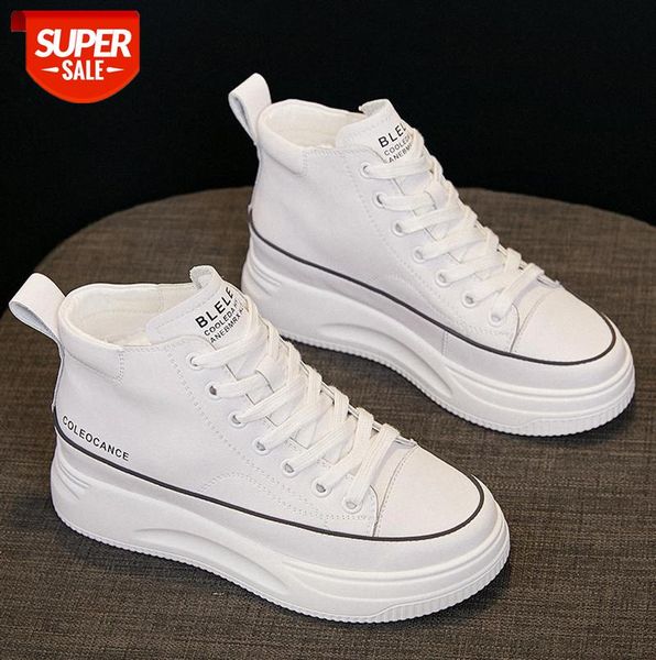 korean version of white high-shoes women's leather all-match sneakers trendy #1u39, Black
korean version of white high-shoes women's leather all-match sneakers trendy #1u39, Black