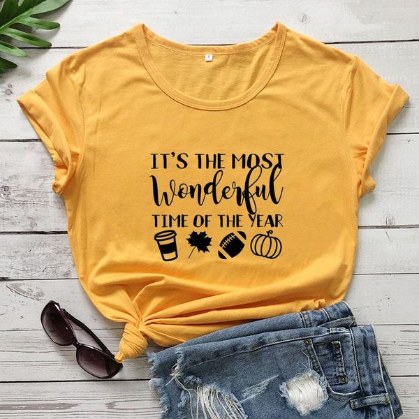 women's t-shirt its the most wonderul time of year graphic printed arrival summer funny cotton fall tees halloween shirt, White
women's t-shirt its the most wonderul time of year graphic printed arrival summer funny cotton fall tees halloween shirt, White