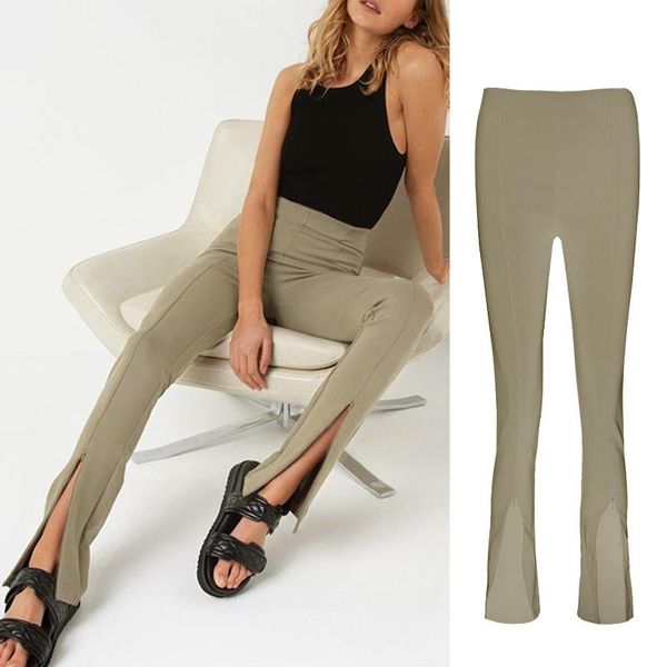 women high waisted solid color pencil pants zipper slit hem bodycon skinny trousers office lady autumn winter stretch stree women's & c, Black;white
women high waisted solid color pencil pants zipper slit hem bodycon skinny trousers office lady autumn winter stretch stree women's & c, Black;white