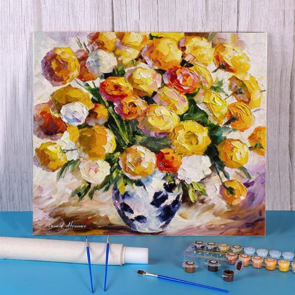 paintings gold bouquet painting by numbers kit oil paints 40*50 picture po wall decoration for handicraft
paintings gold bouquet painting by numbers kit oil paints 40*50 picture po wall decoration for handicraft