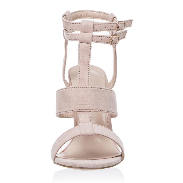 high heels sandals gladiator summer for women double buckle square flock female party wedding ladies shoes, Black
high heels sandals gladiator summer for women double buckle square flock female party wedding ladies shoes, Black