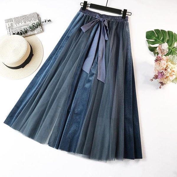 skirts feibushi autumn winter women lace up elastic waist velvet pleated skirt high gorgeous midi for, Black
skirts feibushi autumn winter women lace up elastic waist velvet pleated skirt high gorgeous midi for, Black