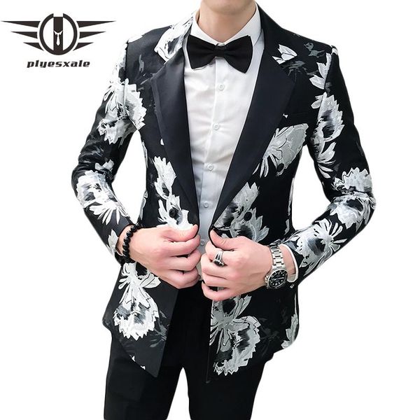 men's suits & blazers mens double breasted slim fit floral print blazer men arrival 2021 americana hombre club bar party male q785, White;black
men's suits & blazers mens double breasted slim fit floral print blazer men arrival 2021 americana hombre club bar party male q785, White;black