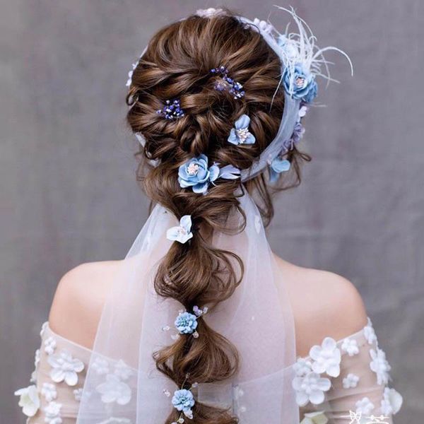 hair clips elegant women floral hairband bridal veil jewelry headband wedding accessories
hair clips elegant women floral hairband bridal veil jewelry headband wedding accessories