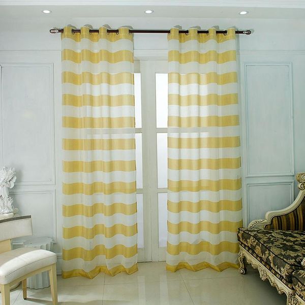 retro style striped printing tulle curtain for living room bedroom window decor punching & drapes
retro style striped printing tulle curtain for living room bedroom window decor punching & drapes