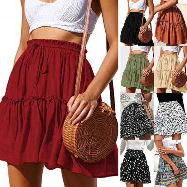 skirts helashor women's flared short skirt summer female fashion print 2021 polka dot pleated mini skater with drawstring, Black
skirts helashor women's flared short skirt summer female fashion print 2021 polka dot pleated mini skater with drawstring, Black