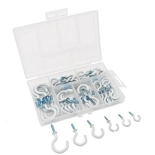 hooks & rails 70 pack cup hook ceiling hooks,6 sizes screw hanger mug holder assortment kit, for indoor and outdoor use
hooks & rails 70 pack cup hook ceiling hooks,6 sizes screw hanger mug holder assortment kit, for indoor and outdoor use