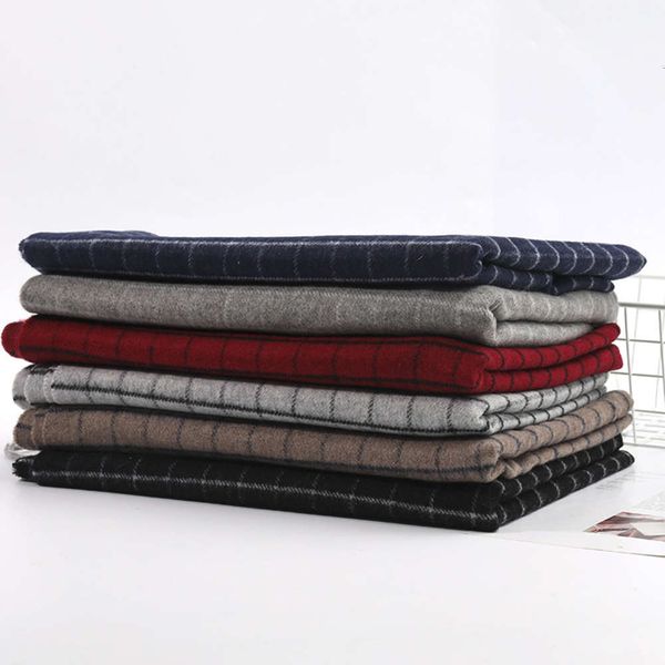 plaid scarf women's winter warm thickened long men's autumn shawl wool cashmere, Blue;gray
plaid scarf women's winter warm thickened long men's autumn shawl wool cashmere, Blue;gray