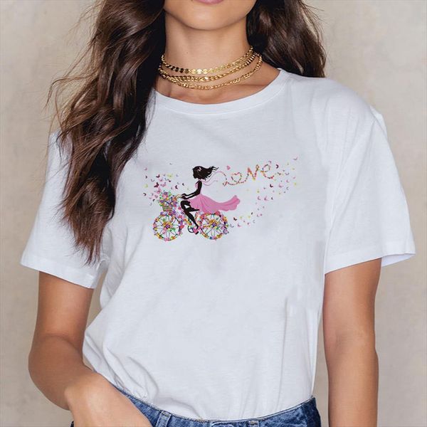 beautiful fashion y2k printed exquisite women t shirt creative kawaii pink girl and bicycle hipster, White
beautiful fashion y2k printed exquisite women t shirt creative kawaii pink girl and bicycle hipster, White