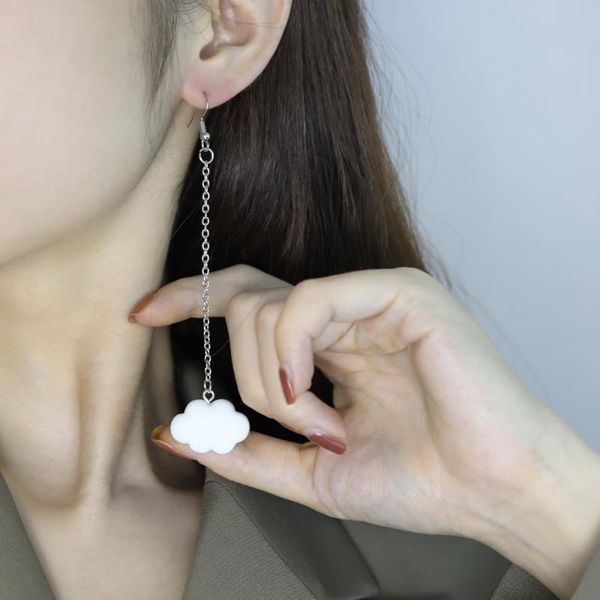dangle & chandelier fashion korea white dangling earrings for women cute simple cloud with chain ladies ears jewellery wholesale, Silver
dangle & chandelier fashion korea white dangling earrings for women cute simple cloud with chain ladies ears jewellery wholesale, Silver