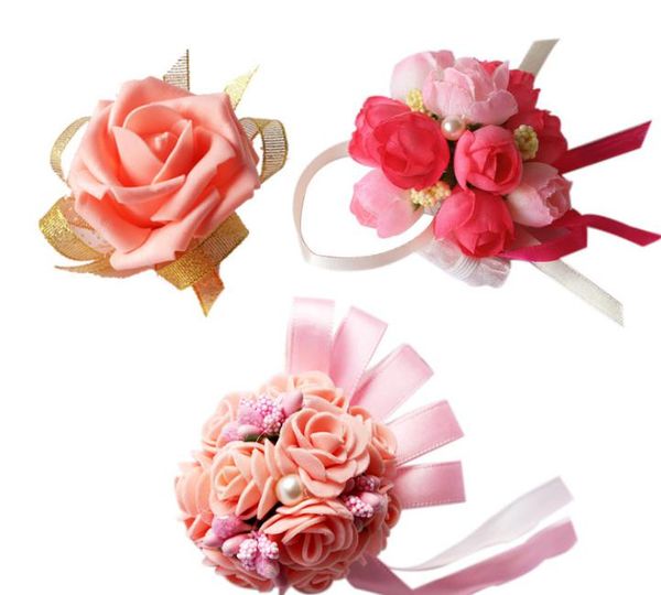 2021 bride bridesmaid wrist flower corsage bridesmaid sister hand flower wedding ball artificial silk flower bracelet free, White
2021 bride bridesmaid wrist flower corsage bridesmaid sister hand flower wedding ball artificial silk flower bracelet free, White