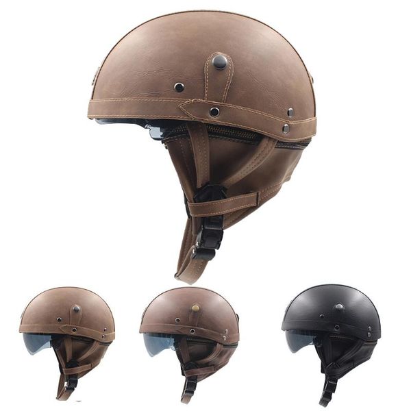 motorcycle helmets helmet unique m/l/xl half face moto leather vintage casco capacete motociclistas
motorcycle helmets helmet unique m/l/xl half face moto leather vintage casco capacete motociclistas