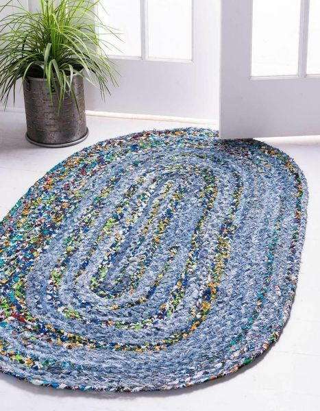 carpets rug 100% natural denim cotton handmade oval rustic look style braided rugs for bed room area living
carpets rug 100% natural denim cotton handmade oval rustic look style braided rugs for bed room area living