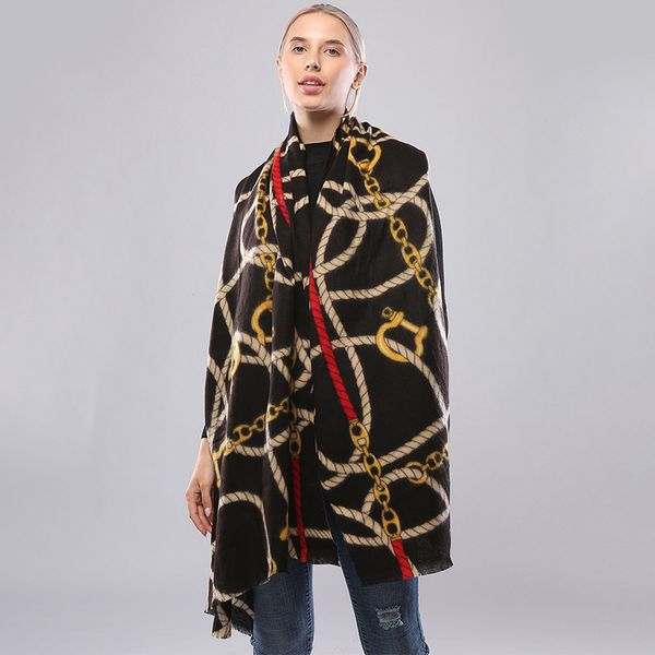 new autumn and winter versatile shawl warm imitation cashmere bib thickened long scarf for female students, Blue;gray
new autumn and winter versatile shawl warm imitation cashmere bib thickened long scarf for female students, Blue;gray