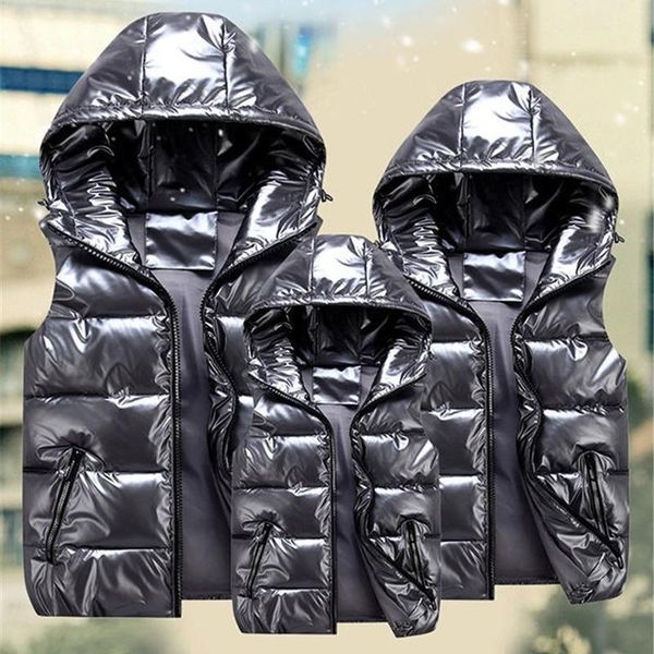 women's vests glossy down cotton vest female product jackets 2021 plus size couple coat autumn winter waistcoat women student outcoat, Black;white
women's vests glossy down cotton vest female product jackets 2021 plus size couple coat autumn winter waistcoat women student outcoat, Black;white