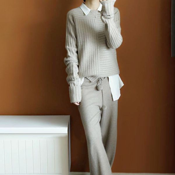 sweaters 2021 winter thickening loose round neck women solid cashmere sweater pullover female short shirt asymmetric, White;black
sweaters 2021 winter thickening loose round neck women solid cashmere sweater pullover female short shirt asymmetric, White;black