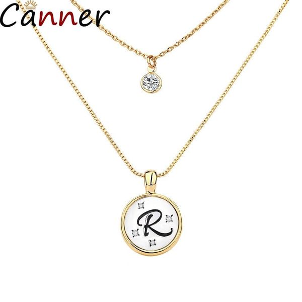 pendant necklaces canner disc necklace 26 letter layered string jewelry women's initial a to z, Silver
pendant necklaces canner disc necklace 26 letter layered string jewelry women's initial a to z, Silver