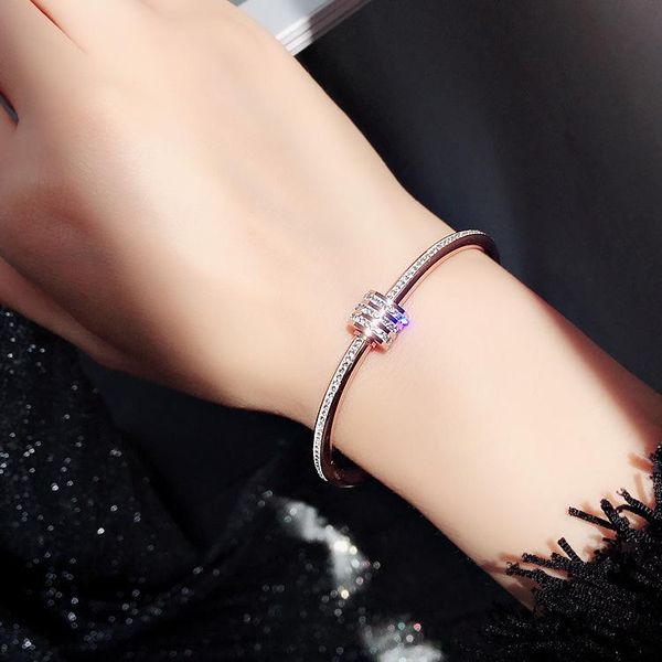 beaded, strands south korea full of diamond circle bracelet personalized fashion titanium steel bracelets for women wholesale bulk, Black
beaded, strands south korea full of diamond circle bracelet personalized fashion titanium steel bracelets for women wholesale bulk, Black