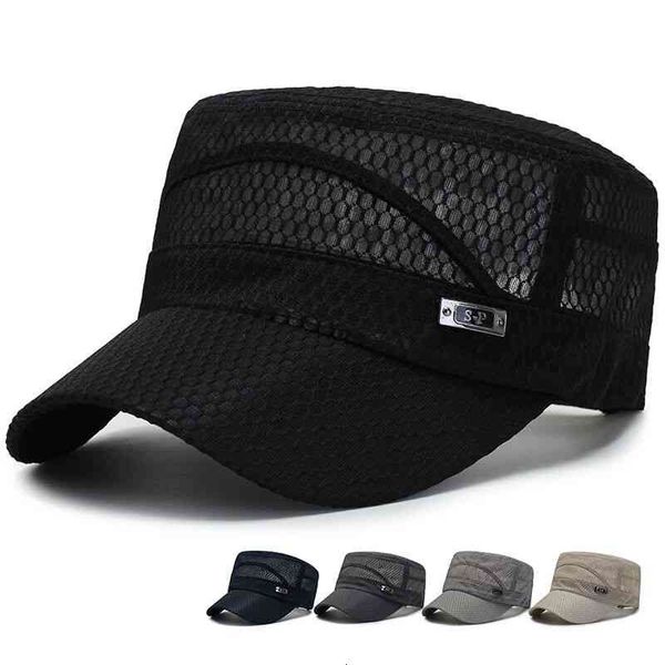 summer style flat mens baseball cap casual breathable military cap sunshade mesh outdoor hat, Blue;gray
summer style flat mens baseball cap casual breathable military cap sunshade mesh outdoor hat, Blue;gray