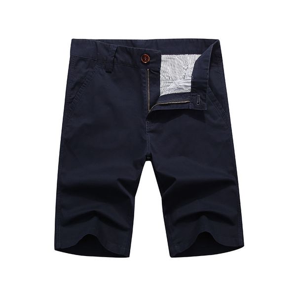 men's casual short summer thin cotton business solid color pocket five-point pants, White;black
men's casual short summer thin cotton business solid color pocket five-point pants, White;black