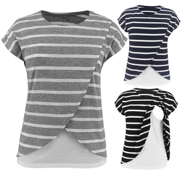 maternity & tees telotuny 2021 women pregnancy clothes printed stripe blouse summer short sleeve breastfeeding t-shirts, White
maternity & tees telotuny 2021 women pregnancy clothes printed stripe blouse summer short sleeve breastfeeding t-shirts, White