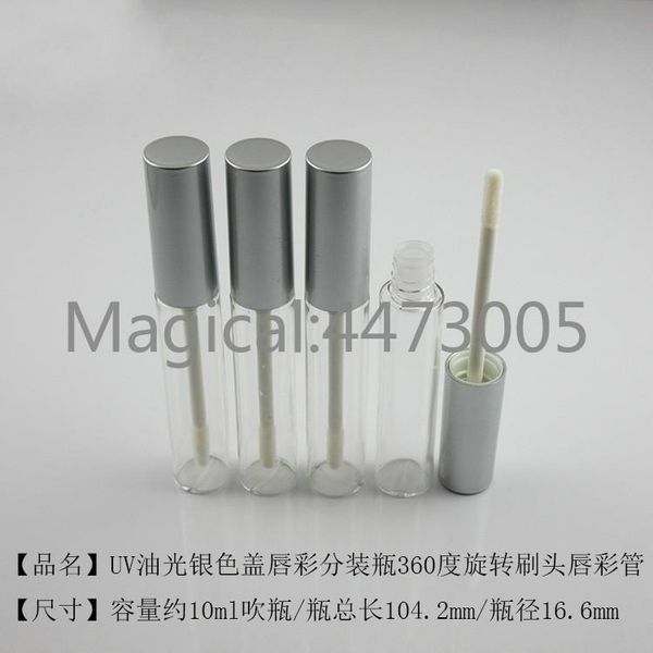 10/30/50/100pcs 10ml empty diy makeup lip gloss bottle uv lacquered silver with 360 degree swivel brush head storage bottles & jars
10/30/50/100pcs 10ml empty diy makeup lip gloss bottle uv lacquered silver with 360 degree swivel brush head storage bottles & jars
