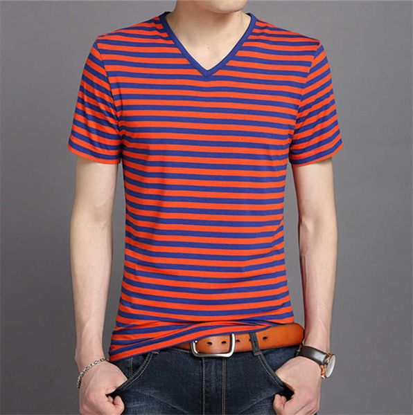 men's t-shirts casual colorful male tees striped designer tshirts summer v neck short sleeve slim mens tmk5, White;black
men's t-shirts casual colorful male tees striped designer tshirts summer v neck short sleeve slim mens tmk5, White;black