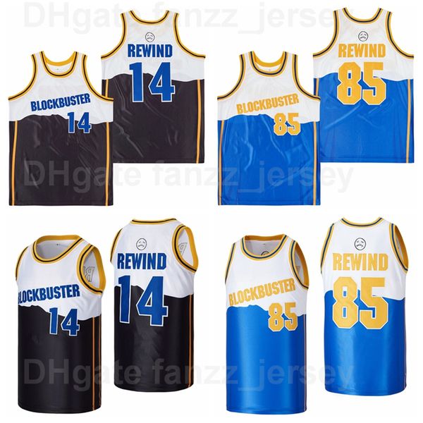 movie #14 video blockbuster 85 rewind basketball jersey hip hop high school breathable hiphop team color blue black for sport fans pure cott
movie #14 video blockbuster 85 rewind basketball jersey hip hop high school breathable hiphop team color blue black for sport fans pure cott
