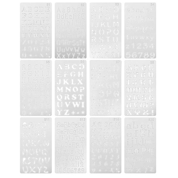 decorative objects & figurines 12 pcs alphabet stencils reusable letter painting plastic diy drawing spraying scale templates
decorative objects & figurines 12 pcs alphabet stencils reusable letter painting plastic diy drawing spraying scale templates