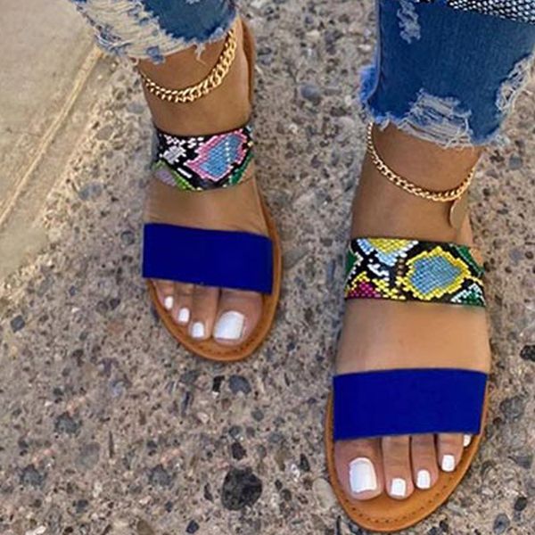 women's slippers slip on sandals snake print pu leather casual ladies flat slides woman slippers comfort summer female shoe 2021 y0406, Black
women's slippers slip on sandals snake print pu leather casual ladies flat slides woman slippers comfort summer female shoe 2021 y0406, Black