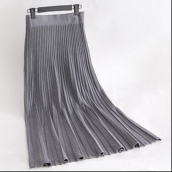gigogou elegant high waist knitted women skirt sweater maxi winter pleated elastic midi skirts saia feminina, Black
gigogou elegant high waist knitted women skirt sweater maxi winter pleated elastic midi skirts saia feminina, Black