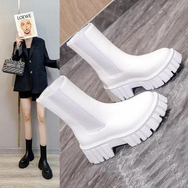boots smoke tube women pu plus velvet round shape water proof nonslip thick bottom increase back zipper, Black
boots smoke tube women pu plus velvet round shape water proof nonslip thick bottom increase back zipper, Black