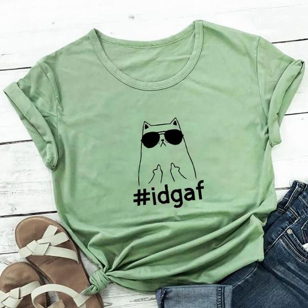 women's t-shirt i do not care cool cat print 100%cotton women tshirt lover funny summer casual o-neck short sleeve pet lovers gift, White
women's t-shirt i do not care cool cat print 100%cotton women tshirt lover funny summer casual o-neck short sleeve pet lovers gift, White