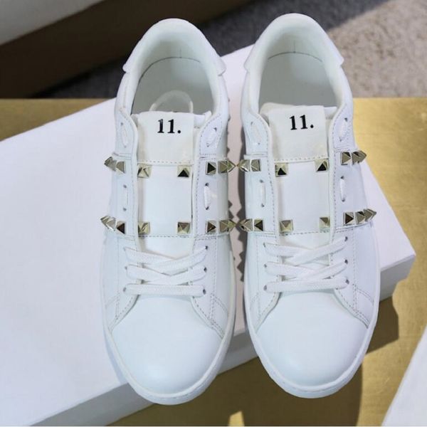 original trend shoes fashion men women girl genuine leather classic rivet platform sneakers casual shoes 1h9, Black
original trend shoes fashion men women girl genuine leather classic rivet platform sneakers casual shoes 1h9, Black