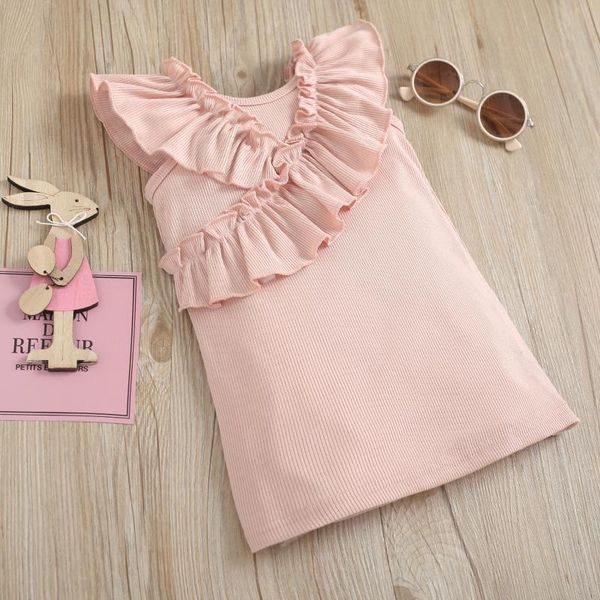 girl's dresses summer girls trendy sweet cute casual sleeveless dress solid color v-neck ruffled hem green/ pink/ tangerine, Red;yellow
girl's dresses summer girls trendy sweet cute casual sleeveless dress solid color v-neck ruffled hem green/ pink/ tangerine, Red;yellow