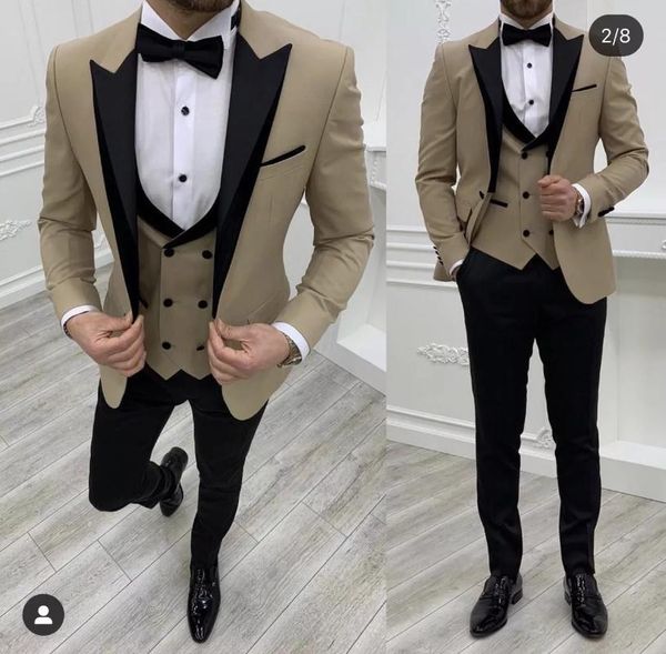 men's suits & blazers veiai khaki costume slim fit men black pant groom tuxedos for formal wedding suit jacket vest 3 pieces b, White;black
men's suits & blazers veiai khaki costume slim fit men black pant groom tuxedos for formal wedding suit jacket vest 3 pieces b, White;black